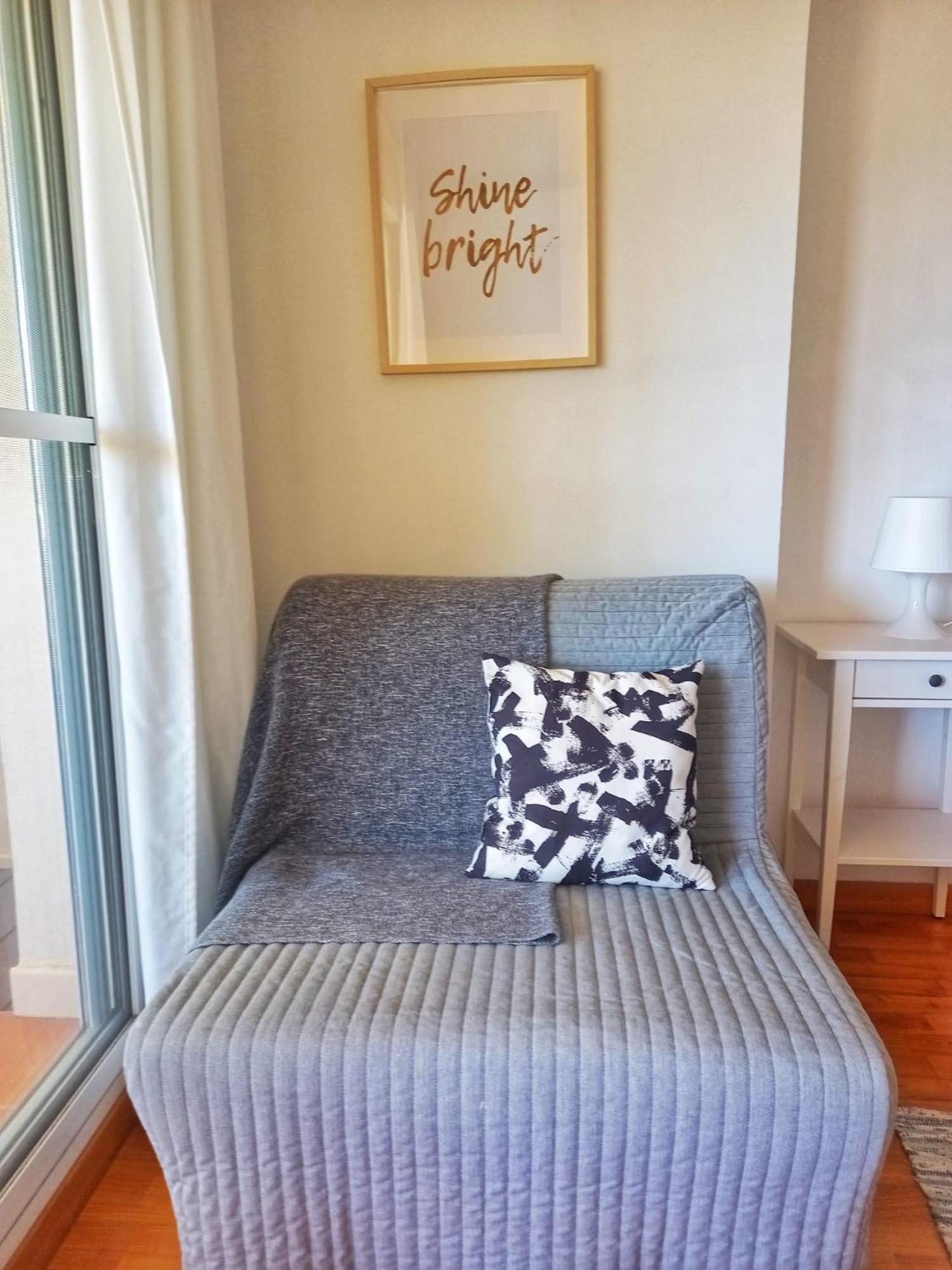 Calido Apartamento Con Gran Terraza Y Vistas A 600 Metros Del Mar ベナルマデナ エクステリア 写真
