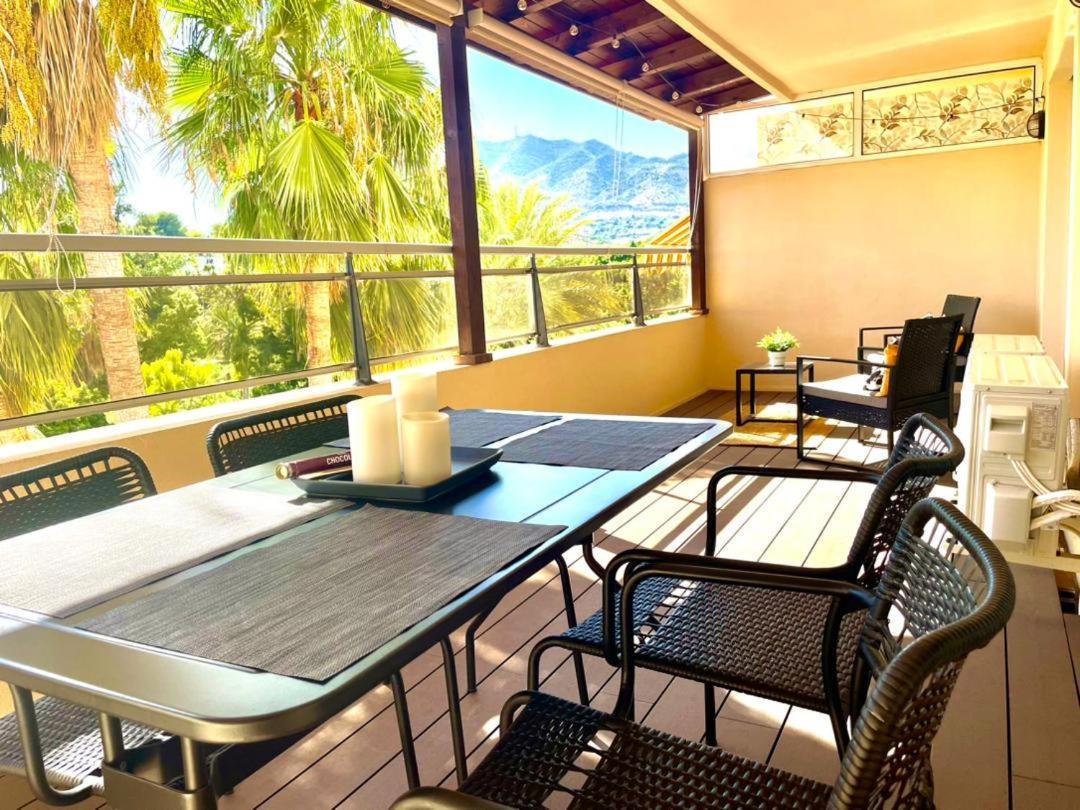 Calido Apartamento Con Gran Terraza Y Vistas A 600 Metros Del Mar ベナルマデナ エクステリア 写真